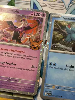 Pokemon Cosmos Holo Lot 14 NM w/ Gengar & Pikachu w/ Swirl - Image 3