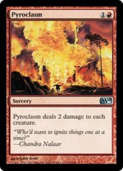 Pyroclasm -Foil Light Play MTG Magic 2010 Core Set - Image 1
