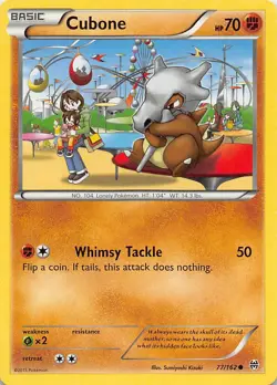 CUBONE 77/162 C BREAKTHROUGH POKEMON HP - Image 1