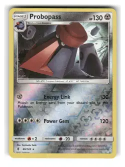 Probopass 86/145 Rare Guardians Rising Pokemon Reverse Holo Near Mint - Image 1