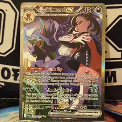 Pokemon Marnie's Grimmsnarl EX Full Art Holo Card 287/217 ASC - Image 2