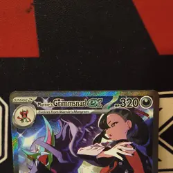 Pokemon Marnie's Grimmsnarl EX Full Art Holo Card 287/217 ASC - Image 3
