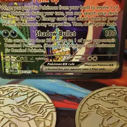 Pokemon Marnie's Grimmsnarl EX Full Art Holo Card 287/217 ASC - Image 4