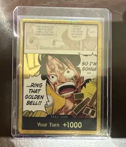 One Piece Adventure on Kami's Island OP15 EB04 Gold Don!! Card Monkey D Luffy - Image 1