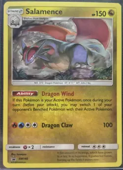 Salamence SM140 Black Star Promo Holo Pokemon Cards NM - Image 1