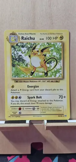 🇨🇦 Raichu 36/108 XY Evolutions Non Holo Pokemon Card LP/MP - Image 1