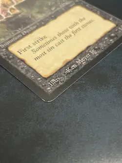 Stone-Throwing Devilz Arabian Nights MTG Magic The Gathering Card LP - Image 2