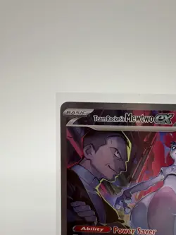 Ultra Rare Pokemon TCG Team Rocket’s Mewtwo EX #231/182 Mint/Nm SIR Card - Image 4