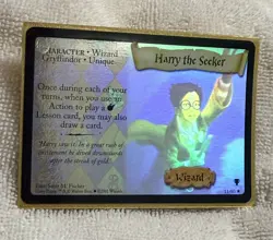 Harry Potter WOTC Harry the Seeker Holo / Foil card 11/80 NM Never Played - Image 1