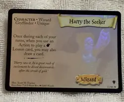 Harry Potter WOTC Harry the Seeker Holo / Foil card 11/80 NM Never Played - Image 2