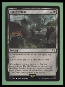 1 x Toxic Deluge - Commander: The Lord of the Rings - NM-Mint - MTG - Image 1
