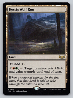 Kessig Wolf Run Land - Commander: Tarkir: Dragonstorm MTG - Image 1