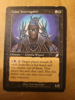 Cabal Interrogator Scourge English MTG Magic (57/143) Black Played BULK DISCOUNT - Image 1