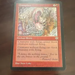 Magic: The Gathering Chaosphere Enchant World Mirage Red Rare Regular English - Image 1