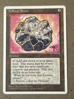 Fellwar Stone X1 4th Edition LP Cond See Pics Front Back - Image 1