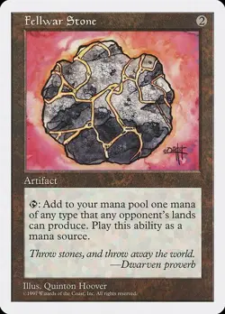 Fellwar Stone 1x MtG 5th Edition SP/NM - Image 1