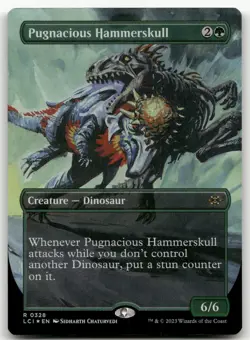 Pugnacious Hammerskull (Borderless) #328 (Foil) NM Lost Caverns of Ixalan - Image 1