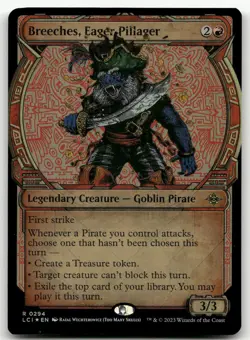 Breeches, Eager Pillager (Showcase) #294 (Foil) NM Lost Caverns of Ixalan - Image 1