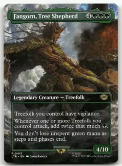 Fangorn, Tree Shepherd (Borderless) #415 (NM) Lord of the Rings LTR Magic MTG - Image 1