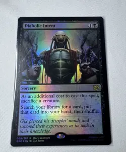 Diabolic Intent The Brothers' War Foil - Image 1