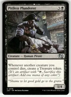 PITILESS PLUNDERER #476 MTG FOUNDATIONS JUMPSTART - Image 1
