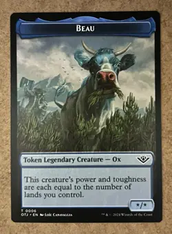 Beau Token (0006) Outlaws of Thunder Junction - NM MTG - Image 1
