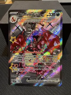 Pokemon TCG - Charizard EX 074 SV Promo - Holo Black Star Promo - NM - Image 1
