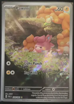 Pokemon TCG Pawmi 226/091 IR Paldean Fates NM - Image 1