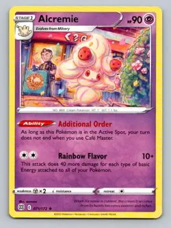 2022 Pokemon Card Brilliant Stars Alcremie 71/172 - Image 1
