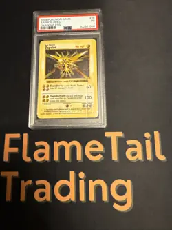 Pokemon Zapdos Base Set Shadowless Holo Rare #16 PSA 1 - Image 1