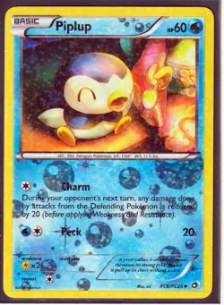 2013 PIPLUP RC6/RC25 Legendary Treasures Pokemon Radiant Collection HOLO (P7) - Image 1