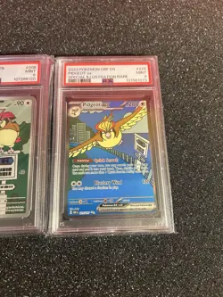 2023 POKEMON OBF EN PSA 9 Set - Pidgey, Pidgeotto, Pigeot ex - Image 2