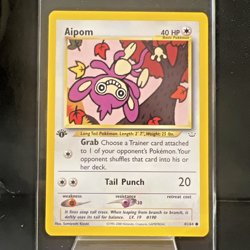 Pokemon TCG Aipom 1st Edition Neo Revelation 41/64 NM - Image 1