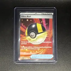 Pokemon Ultra Ball 264/217 Full Art Trainer Item Holo Pokemon Ascended Hero’s - Image 1