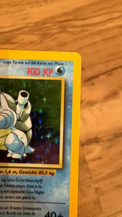 Blastoise 1st Edition - German Pokemon Base Set 1999 - Near Mint! PSA 9-10U! - Image 3