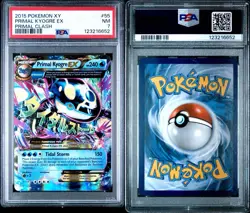 2015 POKEMON XY PRIMAL CLASH PRIMAL KYOGRE EX #55 PSA 7 NM - Image 3