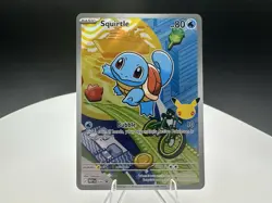 Pokemon Squirtle 039 MEP Promo Holo 80 HP Basic Bubble Attack - Image 1