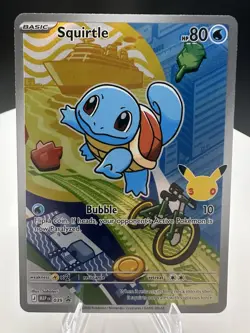 Pokemon Squirtle 039 MEP Promo Holo 80 HP Basic Bubble Attack - Image 3