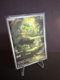 Pokemon Black Bolt Pansage 089/086& Simisage 090/086 IR NM set of 2 - Image 3