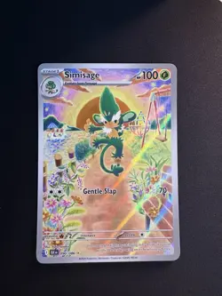 Pokemon Black Bolt Pansage 089/086& Simisage 090/086 IR NM set of 2 - Image 4