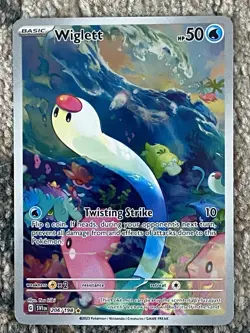Pokemon Illustration Rare Holo 206/198 SV01 Scarlet & Violet Basic HP 50 Wiglett - Image 1