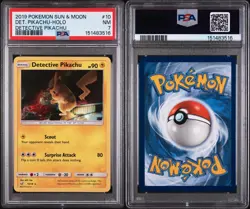 Pokemon TCG Sun & Moon Detective Pikachu SM 2019 10/18 - Image 3
