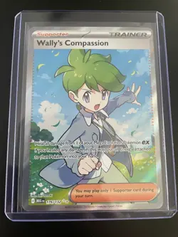 Pokemon Wally's Compassion 176/132 Me01 Ultra Rare Full Art Holo EX - Image 1