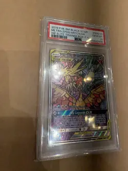 Pokemon TCG Moltres Zapdos Articuno GX SM210 Hidden Fates Promo PSA 10 - Image 4