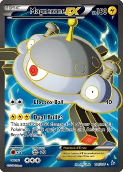 Magnezone EX - 101/106 - Full Art Ultra Rare LP, English Pokemon FlashFire - Image 1