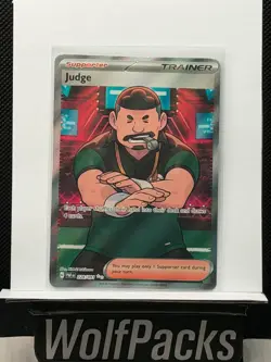Pokemon TCG Paldean Fates - Trainer Judge 230/091 Ultra Rare Holo - Image 1