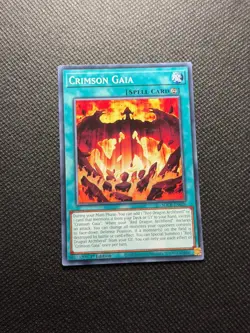 Crimson Gaia SDCK-EN026 Common 1st Edition YuGiOh Card NM - Image 1