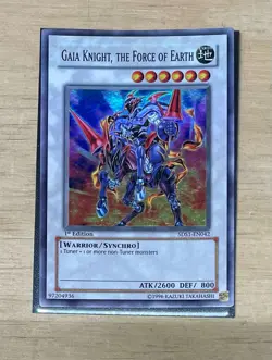 MP Yugioh Gaia Knight, the Force of Earth 5DS1-EN042 1st Super 5D - Image 1