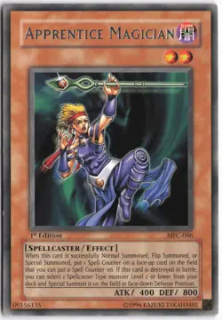 Yugioh - Apprentice Magician MFC-066 1st Edition - Magician's Force - Image 1