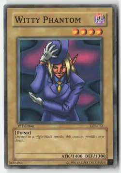 Yugioh - Witty Phantom LOB-072 1st Edition - The Legend of Blue Eyes White Drago - Image 1